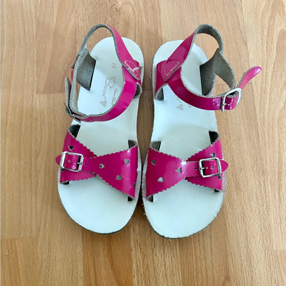 Salt Water Sandals Pink and White Waterproof Sandals